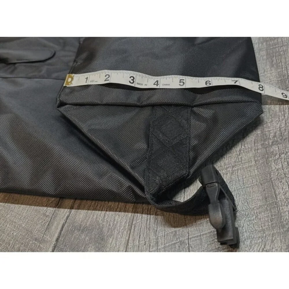 Vince Camuto Weekender Bag Black Tote Travel Packable Zip NEW‎